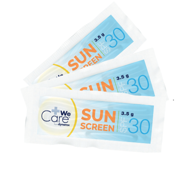 Dynarex Sunscreen, 3.5 g Sachet, (1000 Count)