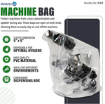 Dynarex Machine Bag, 5" x 5" - 500ea/bx, 16bxs/case (8000 Count)
