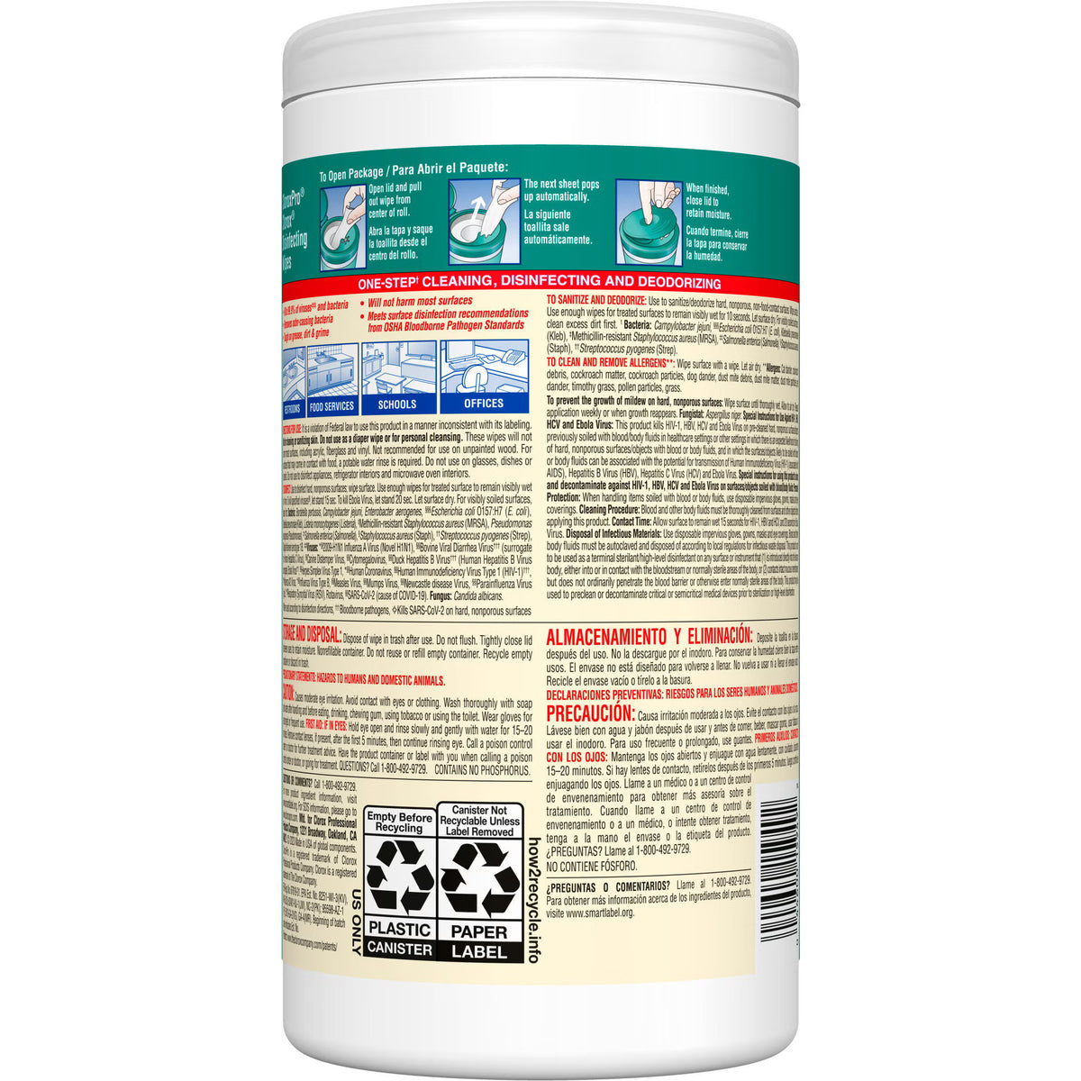 Clorox Pro Clorox Disinfecting Wipes — Box of 75