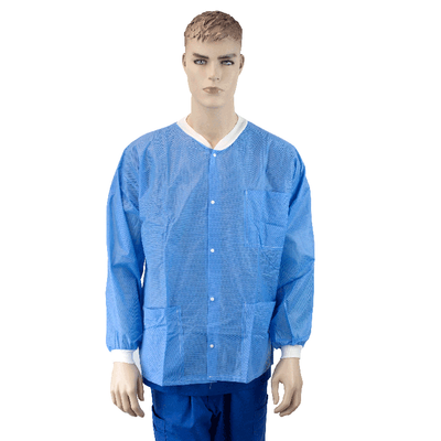 Dynarex Labjacket w/ Pockets - 10ea/bx, 3bxs/case (30 Count)