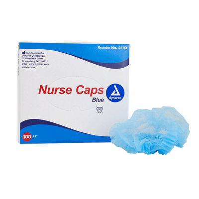 Dynarex Nurse Cap O.R. - 100ea/bx, 5bxs/case (500 Count)