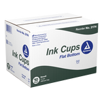 Dynarex Ink Cups - Flat bottom, 11 mm, Small 1000ea/bag, 10bags/case (10000 Count)
