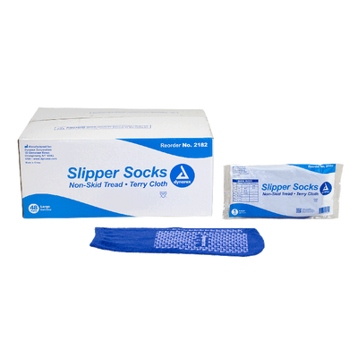 Dynarex Single Sided Slipper Socks - 48pairs/case (48 Pairs)
