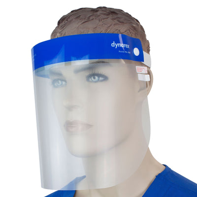 Dynarex Full Length Face Shield, 40/cs (40 Count)