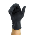 Dynarex Black Arrow Latex Exam Gloves, 6 Mil Thick, Powder-Free - 100/bx, 10bxs/cs (1000 Count)
