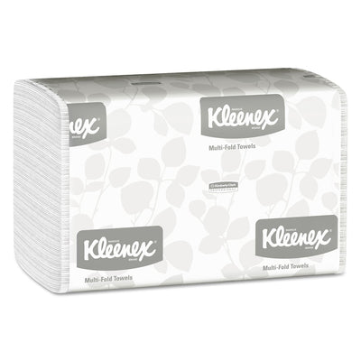 Kleenex Multi-Fold Paper Towels, 9.2 x 9.4, White, 150/Pack, 16 Packs/Carton