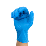 Dynarex Nitrile Exam Gloves In A Bag - Large Powder-Free, Blue - 1pr/bag, 500bgs/cs (500 Pairs)