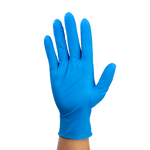 Dynarex Nitrile Exam Gloves In A Bag - Large Powder-Free, Blue - 2prs/bg, 500bgs/cs (1000 Pairs)