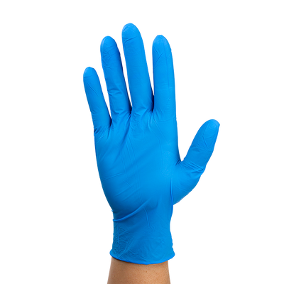 Dynarex Nitrile Exam Gloves In A Bag - Large Powder-Free, Blue - 2prs/bg, 500bgs/cs (1000 Pairs)
