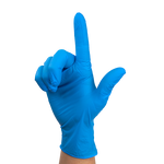 Dynarex Nitrile Exam Gloves In A Bag - Large Powder-Free, Blue - 2prs/bg, 500bgs/cs (1000 Pairs)