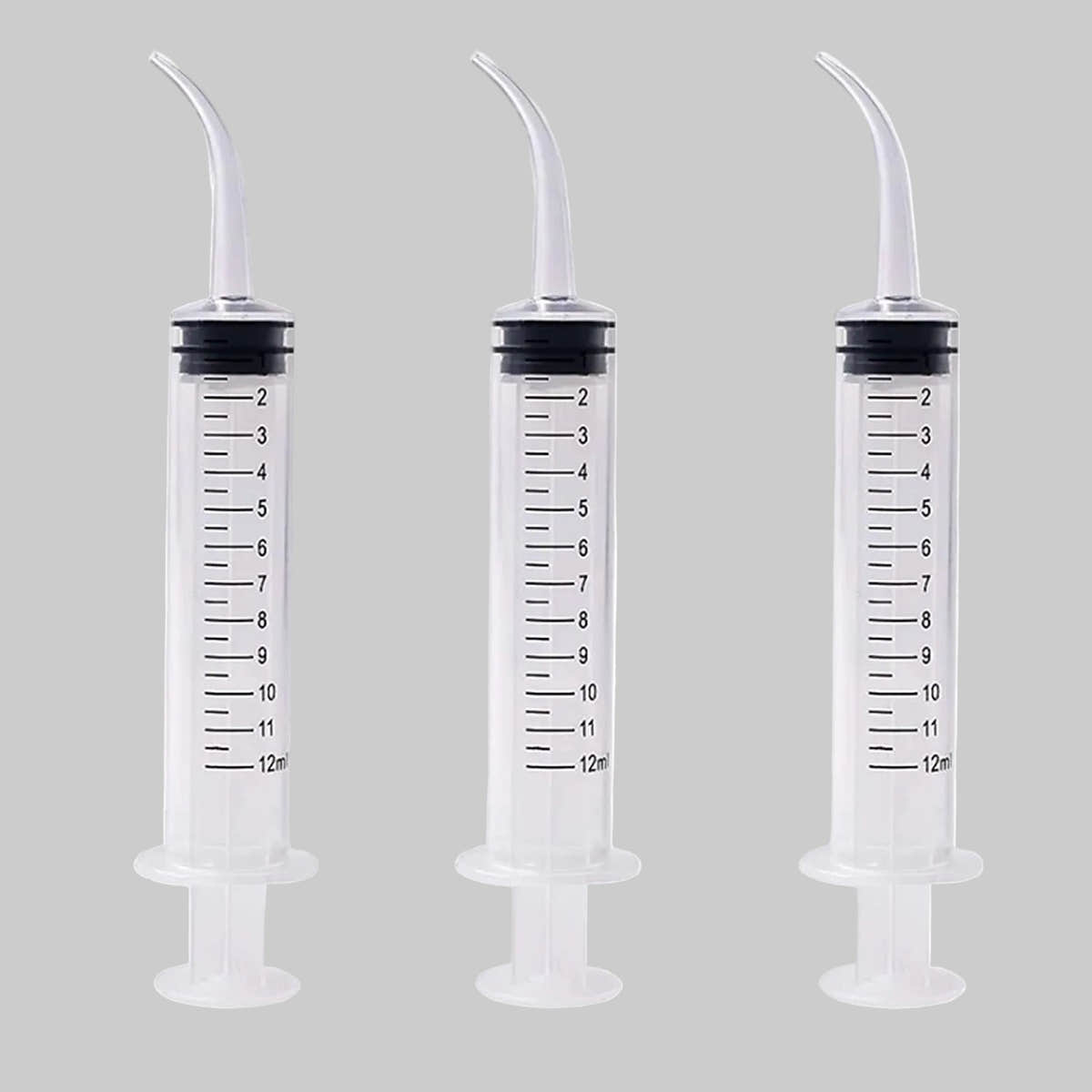 Curved Tip Utility Syringes 12cc 50pcs per box