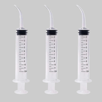 Curved Tip Utility Syringes 12cc 50pcs per box