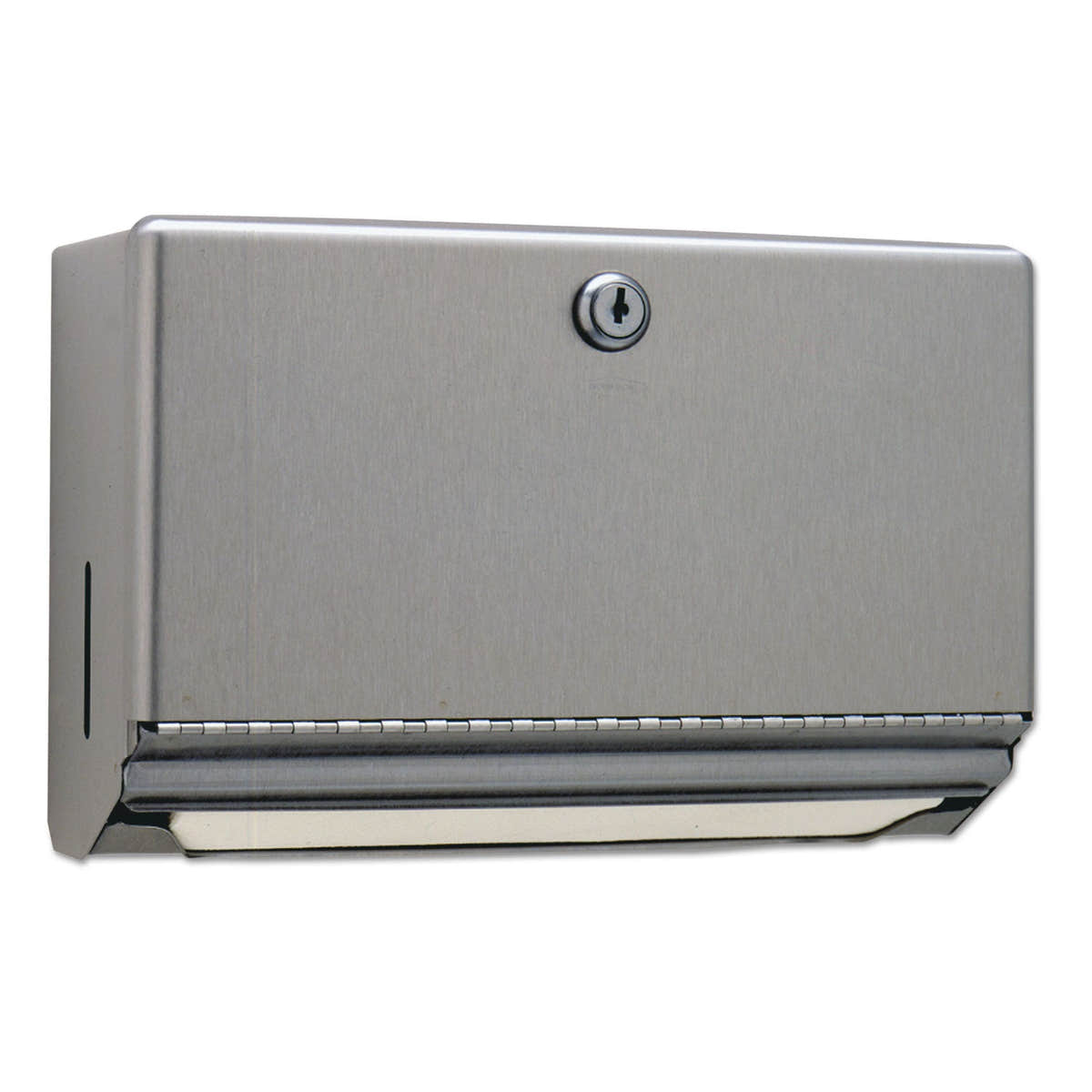 Bobrick Surface-Mounted Paper Towel Dispenser, 10.75 x 4 x 7.06, Stainless Steel