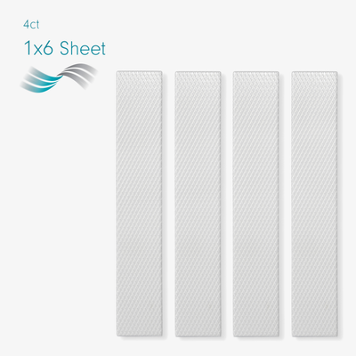 Advanced Medical-Grade Silicone 1" x 6" Strips - Now includes Adhesive Tape for Longer Hold!