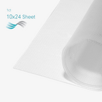 Advanced Medical-Grade Extra-Large 10" X 24" Silicone Sheet - Now includes Adhesive Tape for Longer Hold!