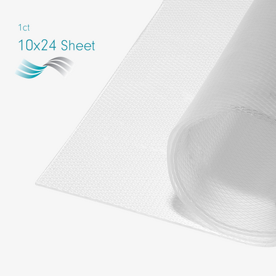 Advanced Medical-Grade Extra-Large 10" X 24" Silicone Sheet - Now includes Adhesive Tape for Longer Hold!