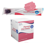 Dynarex Oral Swabsticks, Flavored w/ Dentifrice, 250 ea/bx, 4bxs/case (1000 Count)