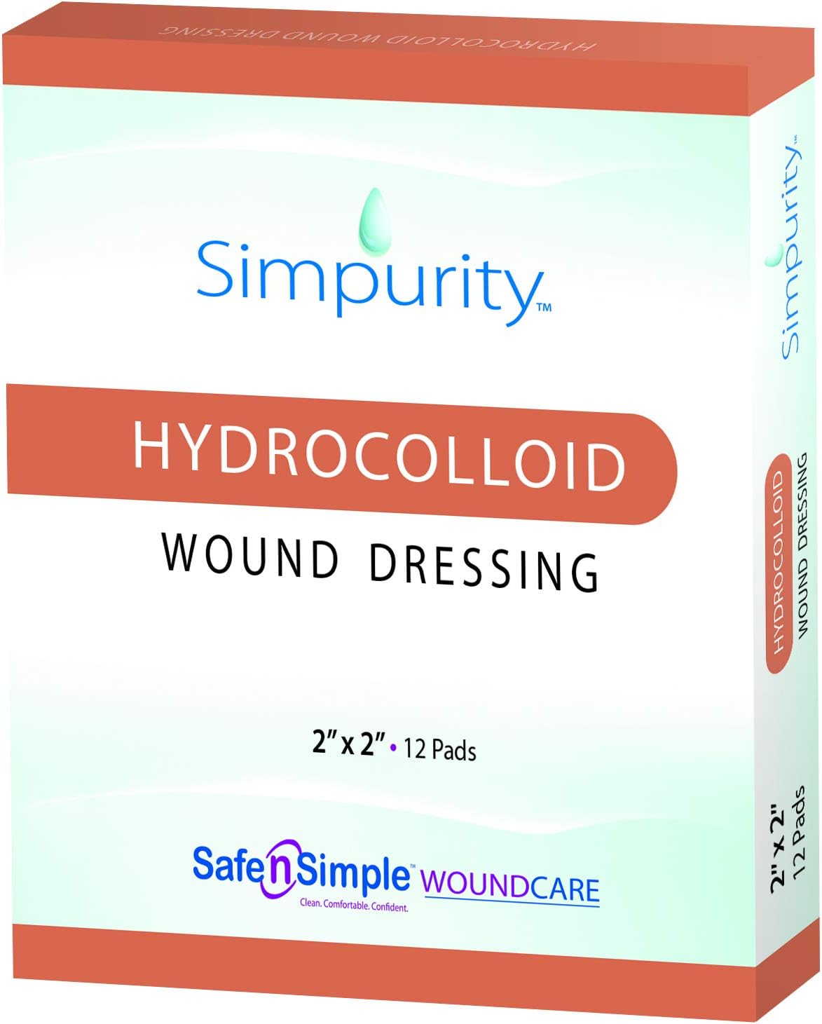 Safe N Simple Simpurity Hydrocolloid Wound Dressing (144 Count)