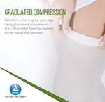 Dynarex DynaFit Compression Stockings - Thigh, Large, 12pairs/bx, 5bxs/case (60 Pairs)