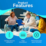 Safe N Simple Simpurity Foam Wound Dressing Silicone with Adhesive Border (192 Count)