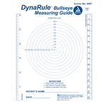 Dynarex DynaRule Bullseye Measuring Guide, 250ea/bx, 5bxs/cs (1250 Count)
