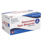 Dynarex Retractable Tape Measure, 72" - 6ea/bx, 24bxs/cs (144 Count)