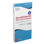 Dynarex DynaGinate AG - Silver Calcium Alginate Dressing, 4" x 8", 5ea/bx, 10bxs/cs (50 Count)