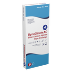 Dynarex DynaGinate AG - Silver Calcium Alginate Rope Dressing, 1/4" x 12"- 5ea/bx, 10bxs/cs (50 Count)