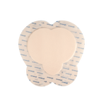 Dynarex SiliGentle - Silicone Bordered Foam Dressing, Heel - 5ea/bx, 12bxs/cs (60 Count)