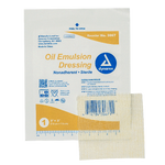 Dynarex Oil Emulsion Dressing, 3" x 3", 50ea/bx 4bxs/cs (100 Count)