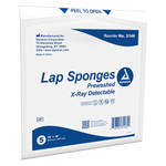 Dynarex Lap Sponge - Pre-washed - Sterile, 5ea/bx, 40bxs/cs (200 Count)