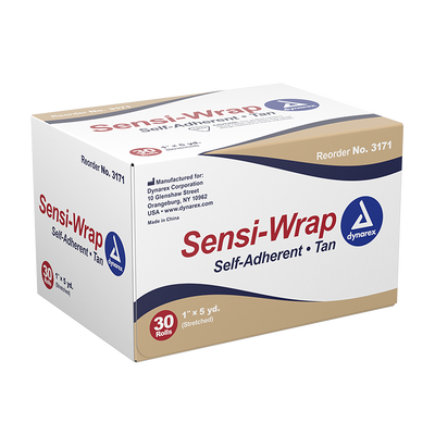 Dynarex Sensi Wrap, Self-Adherent, Tan
