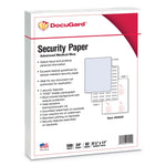 DocuGard Medical Security Papers, 24 lb Bond Weight, 8.5 x 11, Blue, 500/Ream