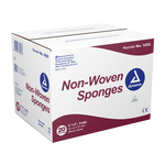 Dynarex Non-Woven Sponge, 2" x 2" 4 Ply  200ea/bx, 20bxs/cs (4000 Count)