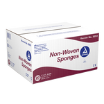 Dynarex Non-Woven Sponge, 3" x 3" 4 Ply   200ea/bx, 20bxs/cs (4000 Count)