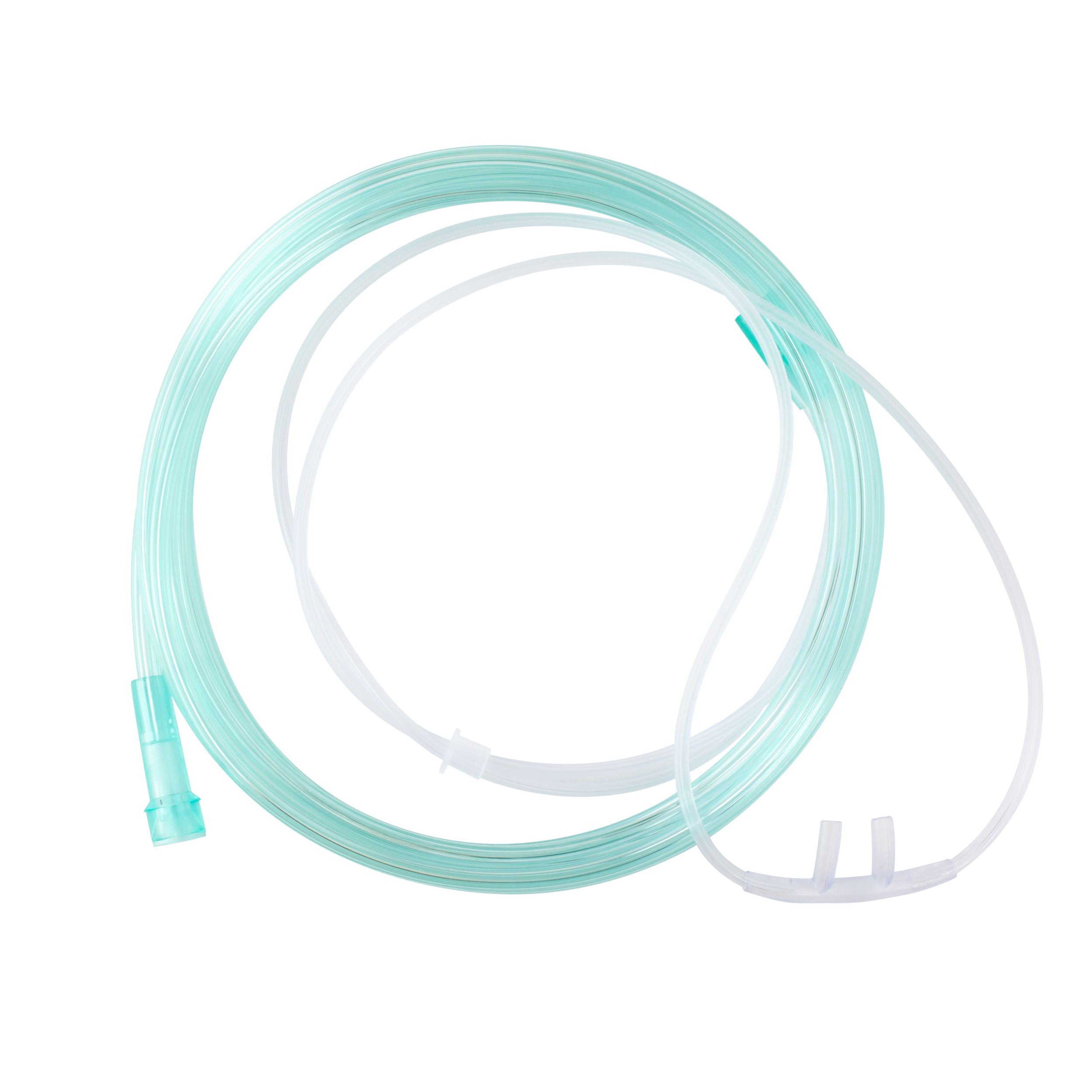 Dynarex Resp-O2 Nasal Oxygen Cannulas with Standard Tips - Adult, 21' Standard Connector (25 Count)