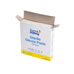 Dynarex Gauze Pad - Sterile 1's, 3" x 3" 12 Ply, 10ea/bx, 48bxs/cs (480 Count)