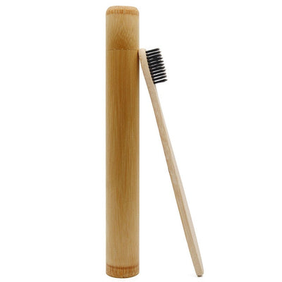 Genkent Bamboo Toothbrush Set with Charcoal