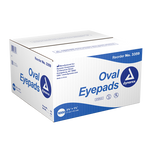 Dynarex Oval Eye Pads - Sterile, 2 5/8" x 1 5/8" - 1000ea/cs (1000 Count)