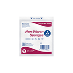 Dynarex Non-Woven Sponge - Sterile 2's, 3" x 3" 4 Ply - 50ea/bx, 24bxs/cs (1200 Count)