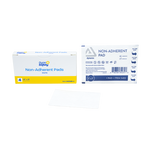 Dynarex Non-Adherent Pads - Sterile 4/Unit, 2" x 3" - 4ea/bx, 100bxs/cs (400 Count)