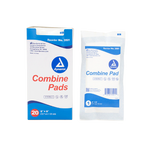 Dynarex Combine Pads 1/pouch - Sterile, 5" x 9" - 20ea/bx, 20bxs/cs (400 Count)