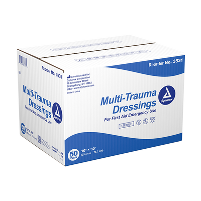 Dynarex Multi-Trauma Dressing - Sterile, 50ea/cs (50 Count)