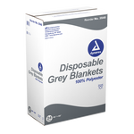 Dynarex Disposable Grey Blanket  - 24ea/cs (24 Count)