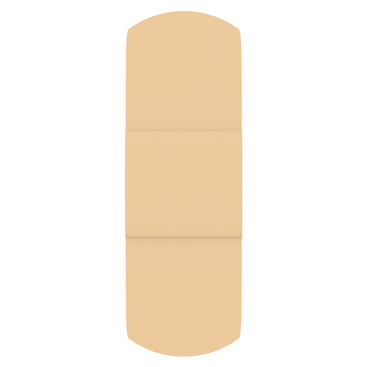 Dynarex Sheer Plastic Adhesive Bandages Sterile, 1" x 3" - 16ea/bx, 100bxs/cs (1600 Count)