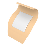 Dynarex Sheer Plastic Adhesive Bandages Sterile, 2"  x 3" - 100ea/bx, 24bxs/cs (2400 Count)