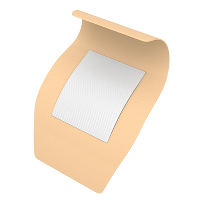 Dynarex Sheer Plastic Adhesive Bandages Sterile, 2"  x 3" - 100ea/bx, 24bxs/cs (2400 Count)