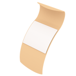 Dynarex Adhesive Flexible Fabric Bandages - Sterile, 1" x 3" (4000 Count)