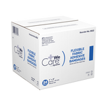 Dynarex Adhesive Flexible Fabric Bandages, Sterile - 100ea/bx, 24bxs/cs (2400 Count)
