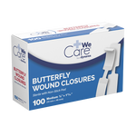 Dynarex Butterfly Wound Closure, Sterile - 100ea/bx, 24bxs/cs (2400 Count)
